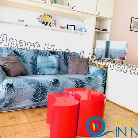 Riviera - Promenade Des Anglais - 1 Bedroom Ac Apartement - Amazing Sea View - Large Terrasse - Balcon Vague Bleue Appartement Nice